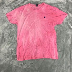 Tie dye polo shirt